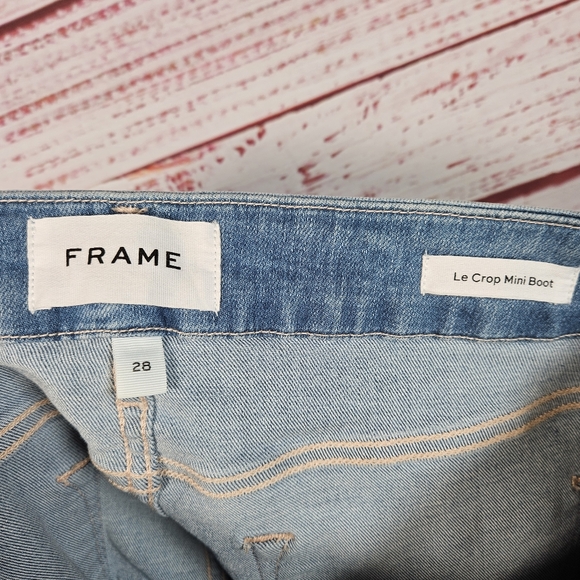 Frame Le Crop Mini Boot Denim Jeans - Picture 15 of 15